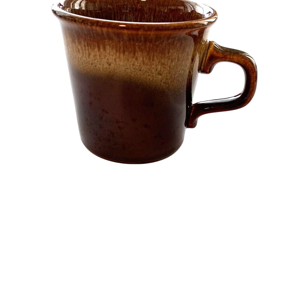 VINTAGE TAYLOR INTERNATIONAL BROWN DRP GLAZE MUG COLLECTIBLE 8 OZ RUSTIC